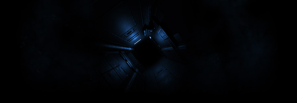 A visually striking in-game scene from the sci-fi horror game Decrypt.